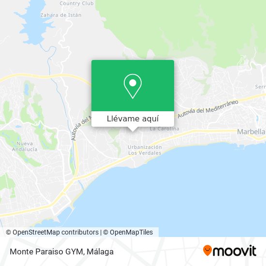 Mapa Monte Paraiso GYM