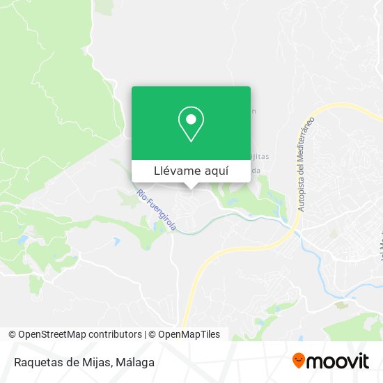 Mapa Raquetas de Mijas