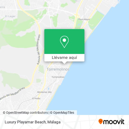 Mapa Luxury Playamar Beach