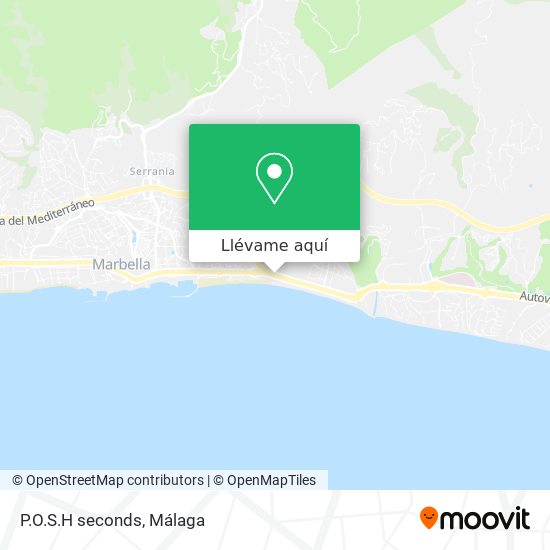 Mapa P.O.S.H seconds