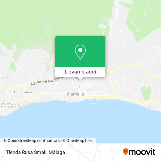 Mapa Tienda Rusa Smak