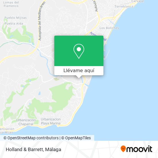 Mapa Holland & Barrett