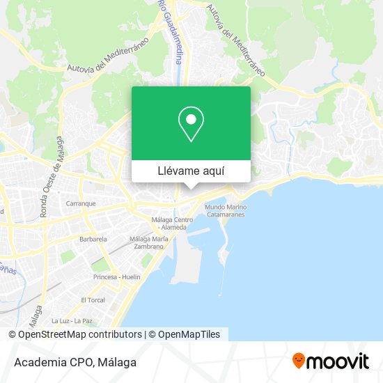 Mapa Academia CPO