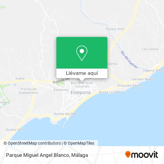 Mapa Parque Miguel Angel Blanco