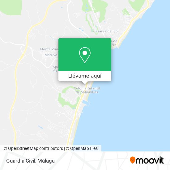 Mapa Guardia Civil