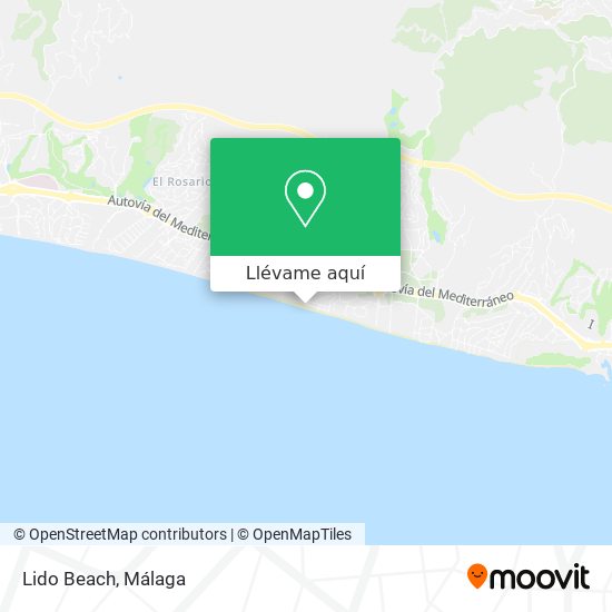 Mapa Lido Beach