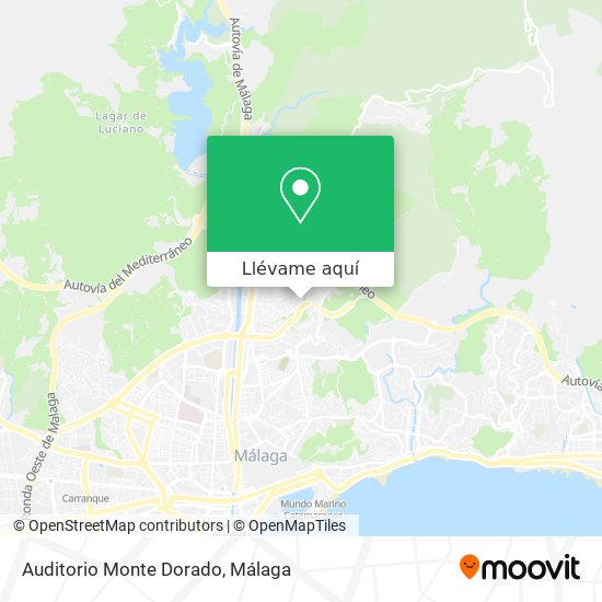 Mapa Auditorio Monte Dorado