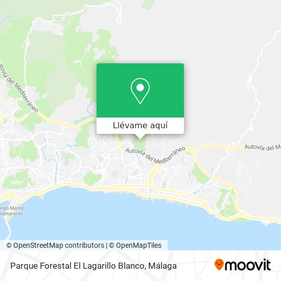 Mapa Parque Forestal El Lagarillo Blanco