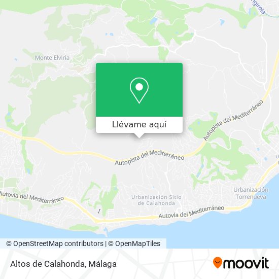 Mapa Altos de Calahonda