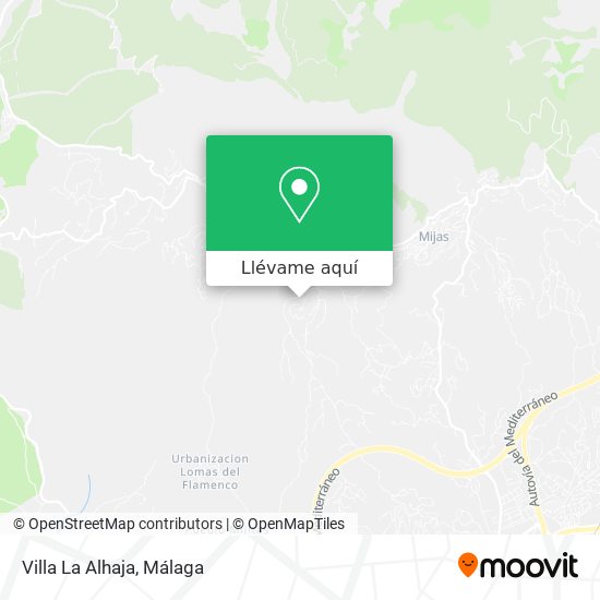 Mapa Villa La Alhaja