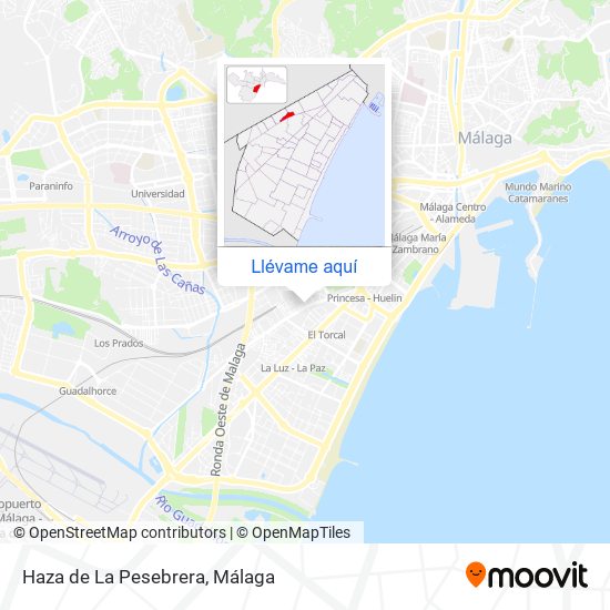 Mapa Haza de La Pesebrera