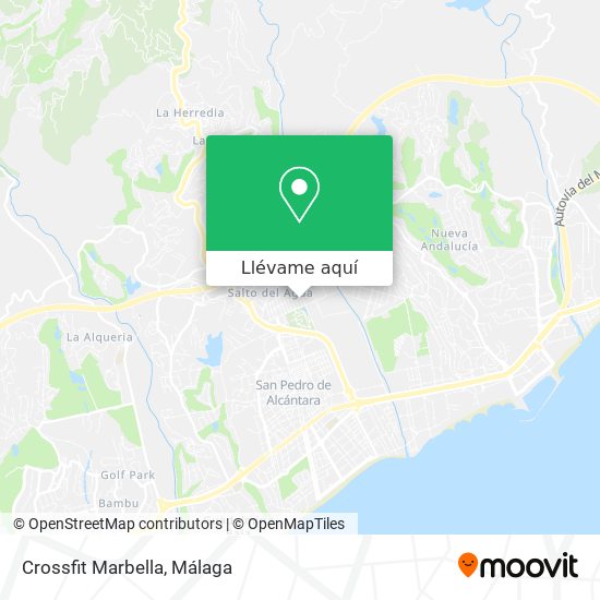 Mapa Crossfit Marbella