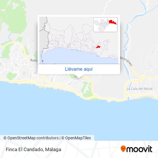 Mapa Finca El Candado