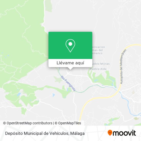 Mapa Depósito Municipal de Vehículos