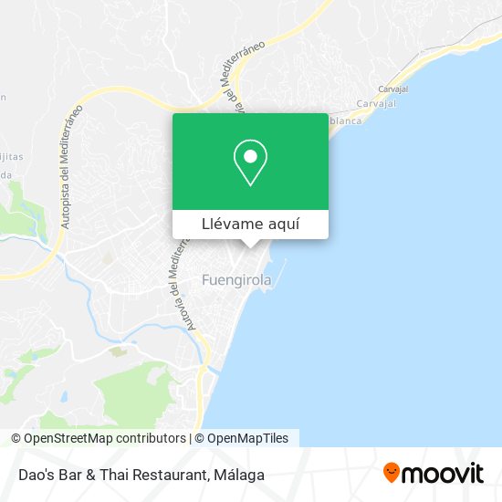 Mapa Dao's Bar & Thai Restaurant