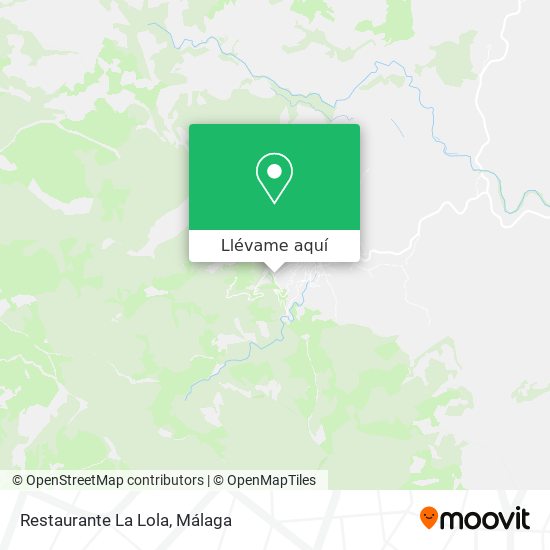 Mapa Restaurante La Lola