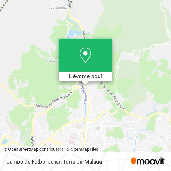 Mapa Campo de Fútbol Julíán Torralba