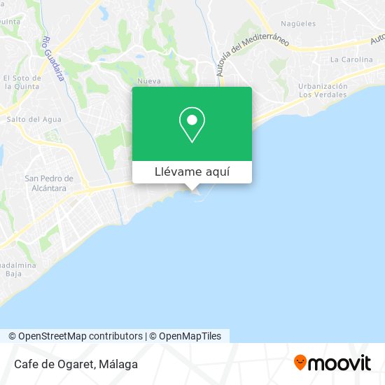 Mapa Cafe de Ogaret