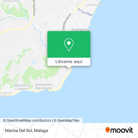 Mapa Marina Del Sol