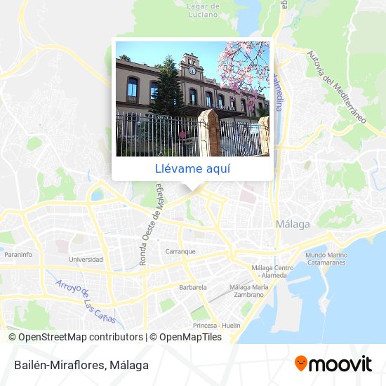 Mapa Bailén-Miraflores