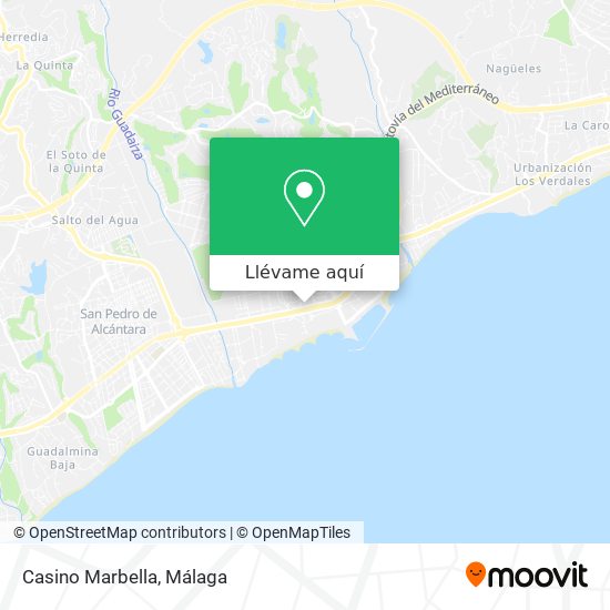 Mapa Casino Marbella