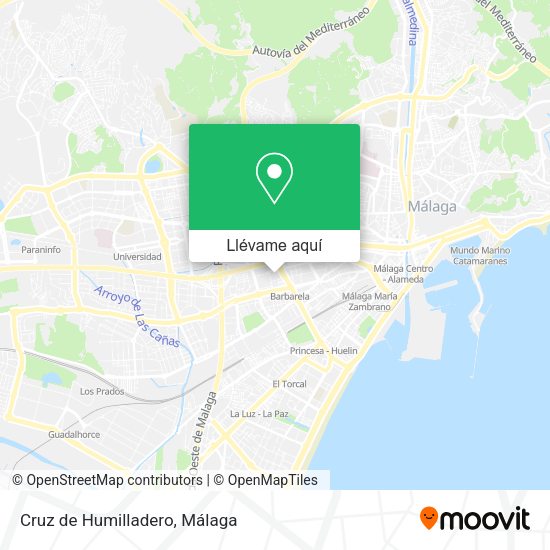 Mapa Cruz de Humilladero