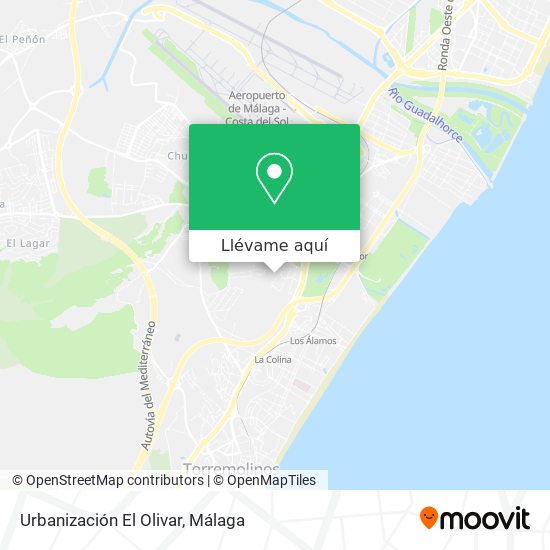 Mapa Urbanización El Olivar