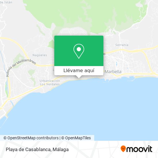 Mapa Playa de Casablanca