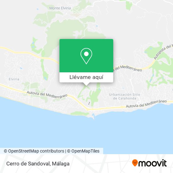 Mapa Cerro de Sandoval