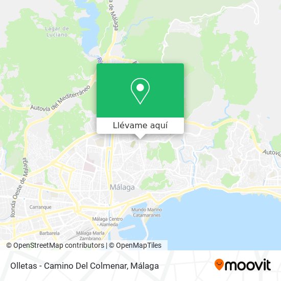 Mapa Olletas - Camino Del Colmenar