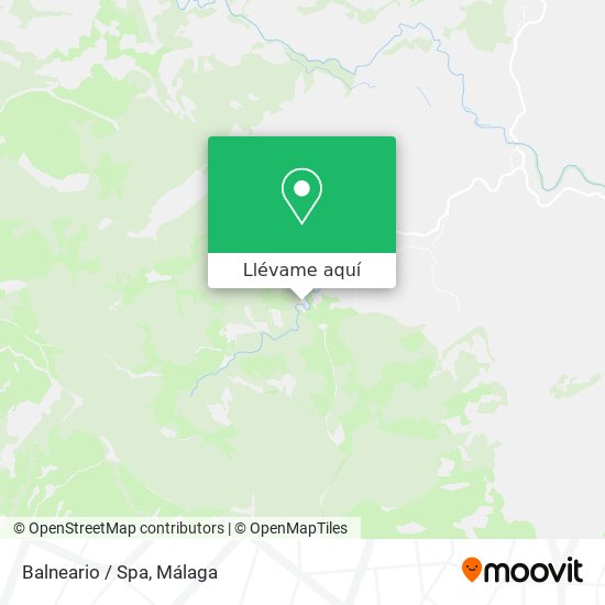 Mapa Balneario / Spa