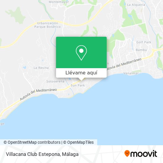 Mapa Villacana Club Estepona