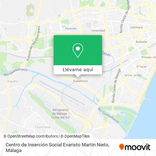Mapa Centro de Inserción Social Evaristo Martín Nieto