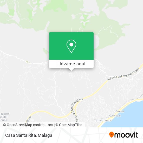 Mapa Casa Santa Rita