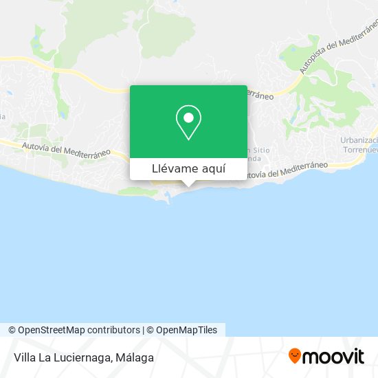 Mapa Villa La Luciernaga