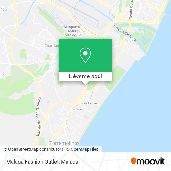 Mapa Málaga Fashion Outlet