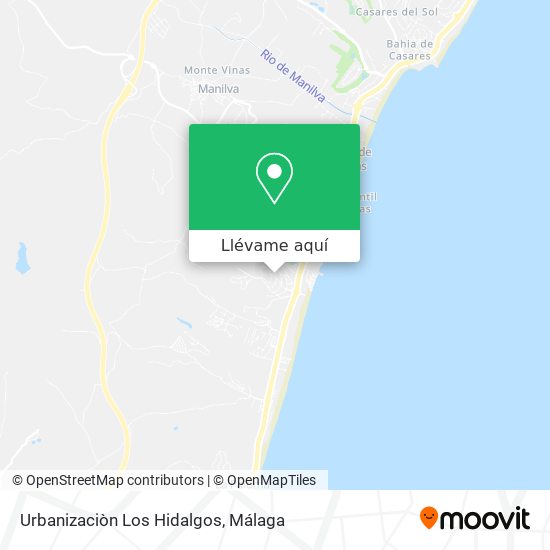 Mapa Urbanizaciòn Los Hidalgos