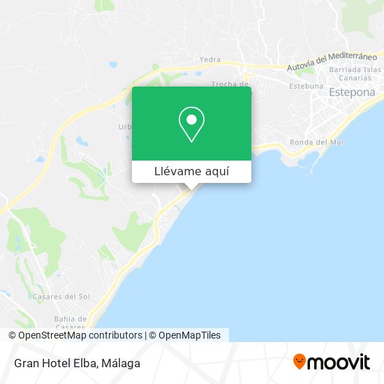 Mapa Gran Hotel Elba