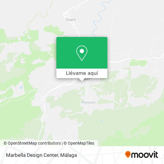Mapa Marbella Design Center