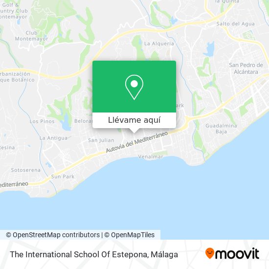Mapa The International School Of Estepona