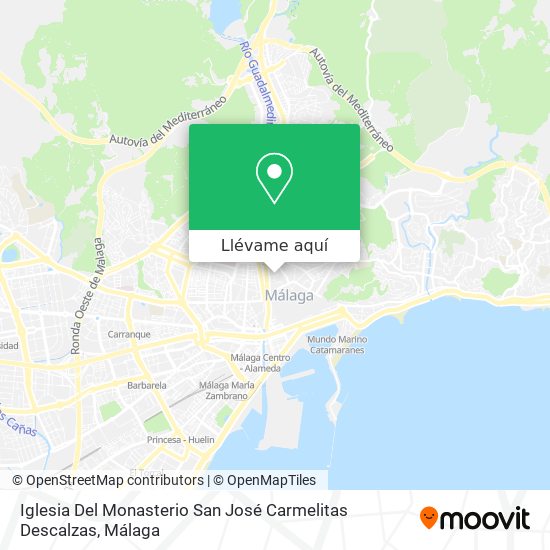 Mapa Iglesia Del Monasterio San José Carmelitas Descalzas