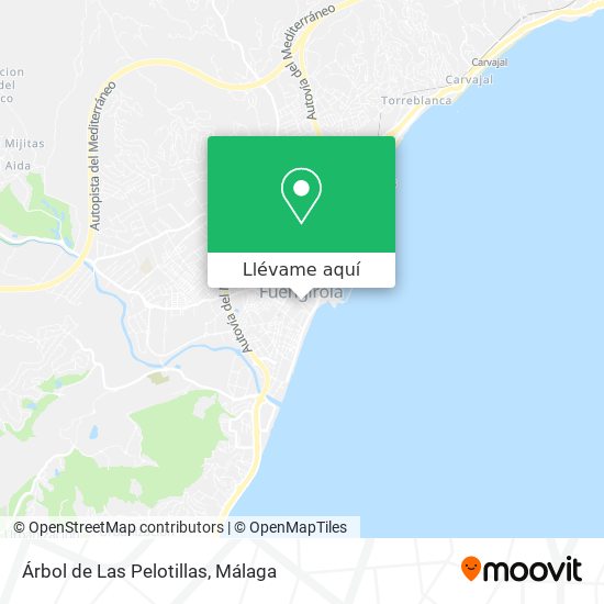 Mapa Árbol de Las Pelotillas