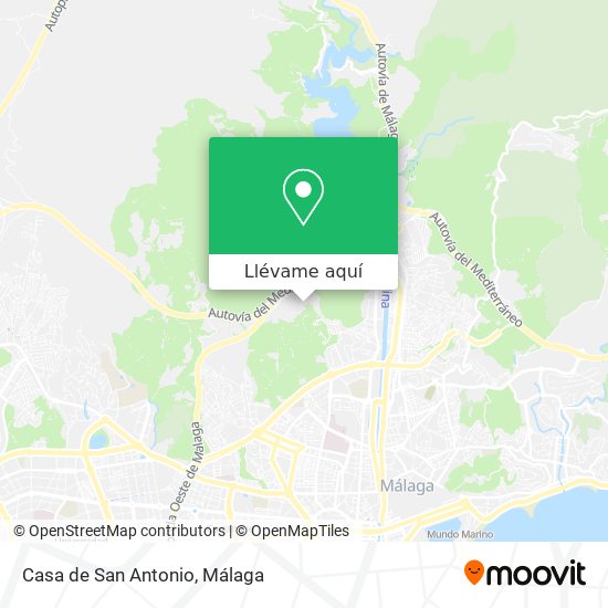 Mapa Casa de San Antonio