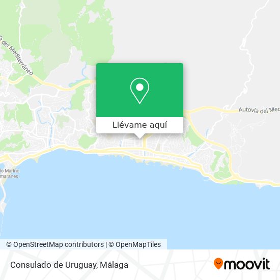 Mapa Consulado de Uruguay