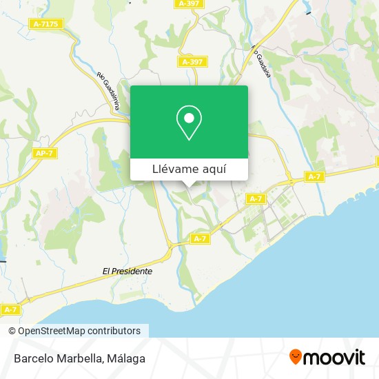 Mapa Barcelo Marbella