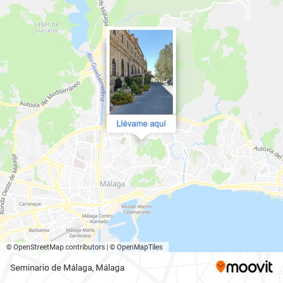 Mapa Seminario de Málaga