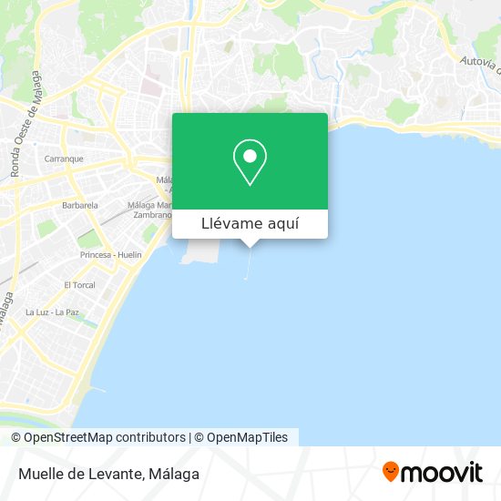 Mapa Muelle de Levante
