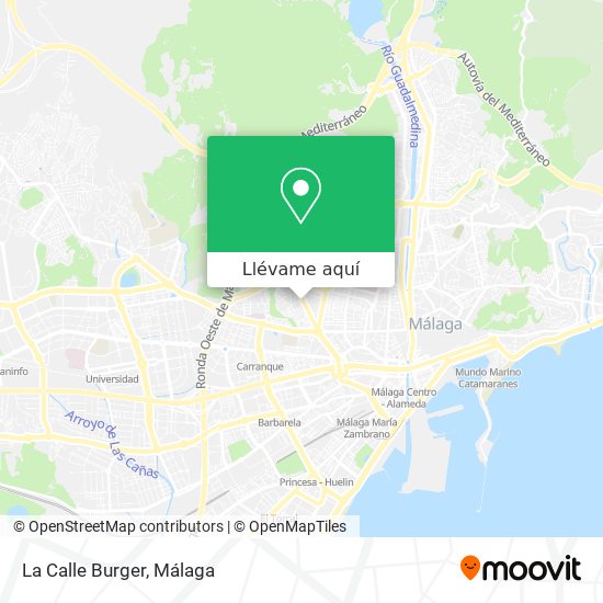 Mapa La Calle Burger