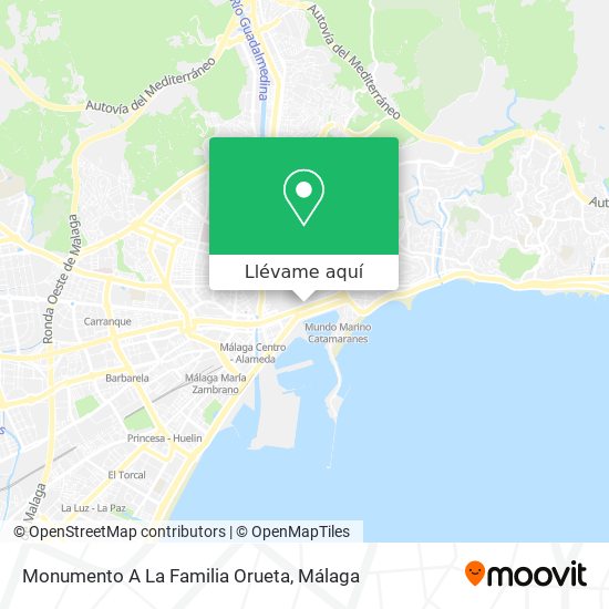 Mapa Monumento A La Familia Orueta
