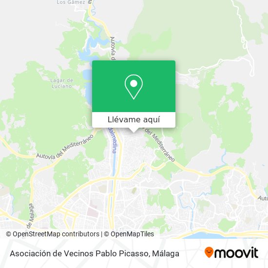 Mapa Asociación de Vecinos Pablo Picasso